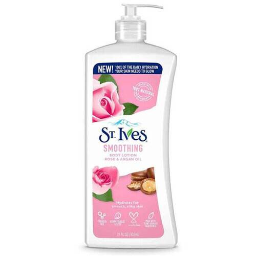 ST.IVES Softening Rose and Argan Oil Body Lotion 621ml (Canada)
