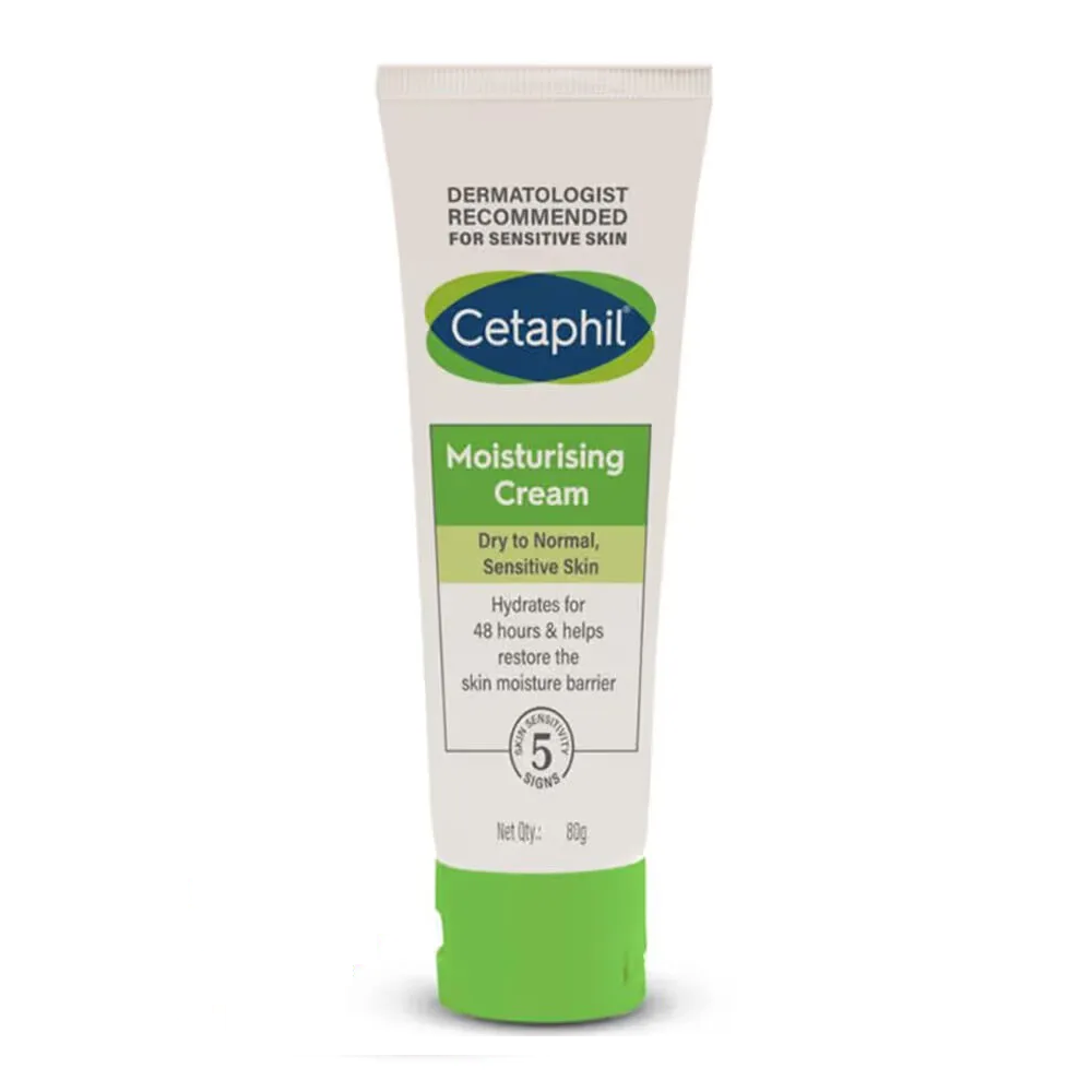 Cetaphil Moisturizing Cream for Dry To Very Dry Skin Sensitive Skin 80 gm (India)