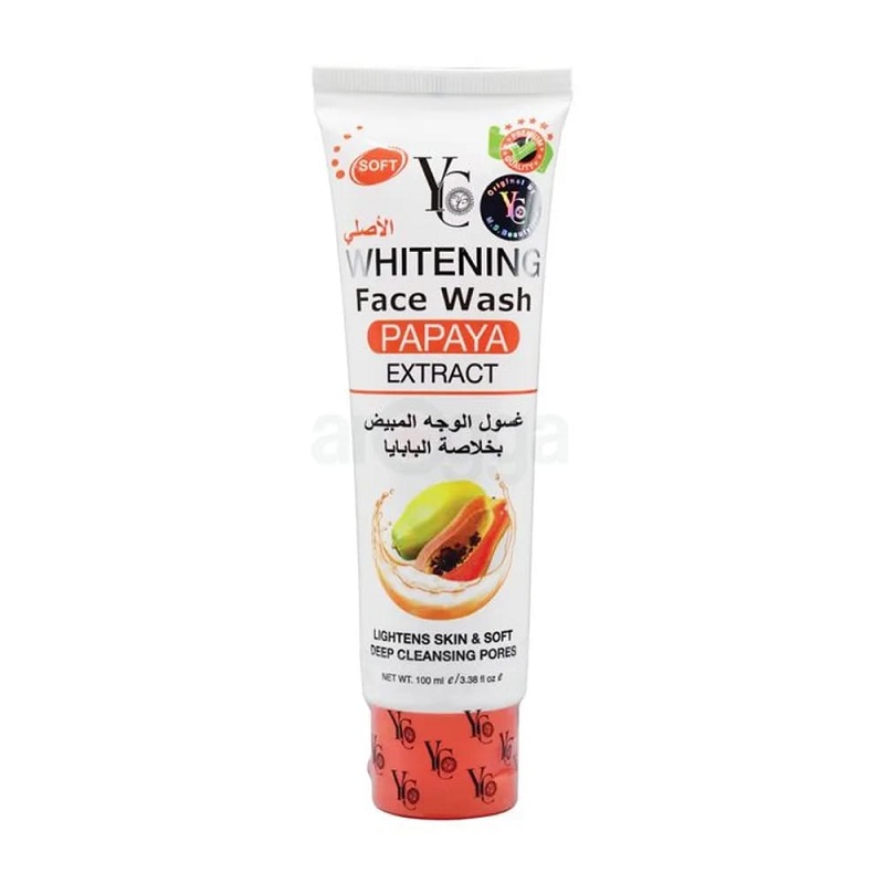 YC Papaya Whitening Face Wash For Regular Use 100 ml (Thailand)