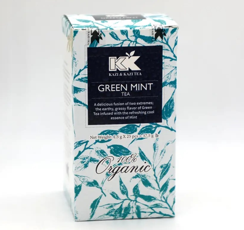 Kazi and Kazi Green Mint Tea 25 bags