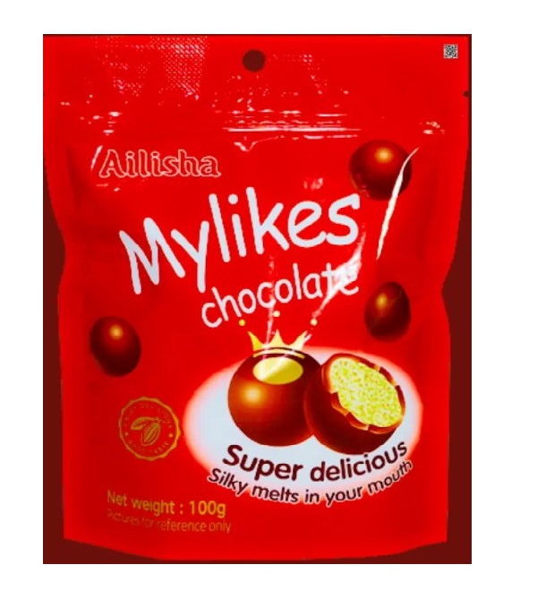 AILISHA MY LIKES CHOCOLATE 100GM (China)