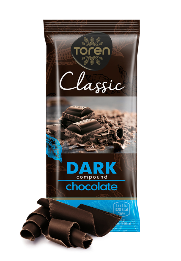 Toren Classic Dark Compound Chocolate 55 gm(Turkey)