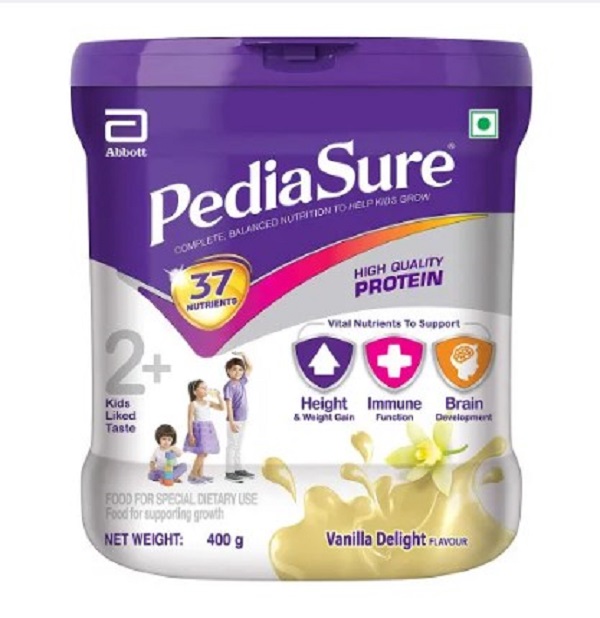 Pediasure Complete Nutrition Vanilla Milk Powder 400 gm (India)