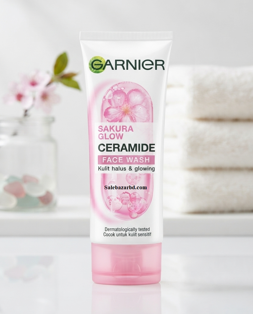 Garnier Skin Naturals sakura Glow Ceramide Face wash 100 ML