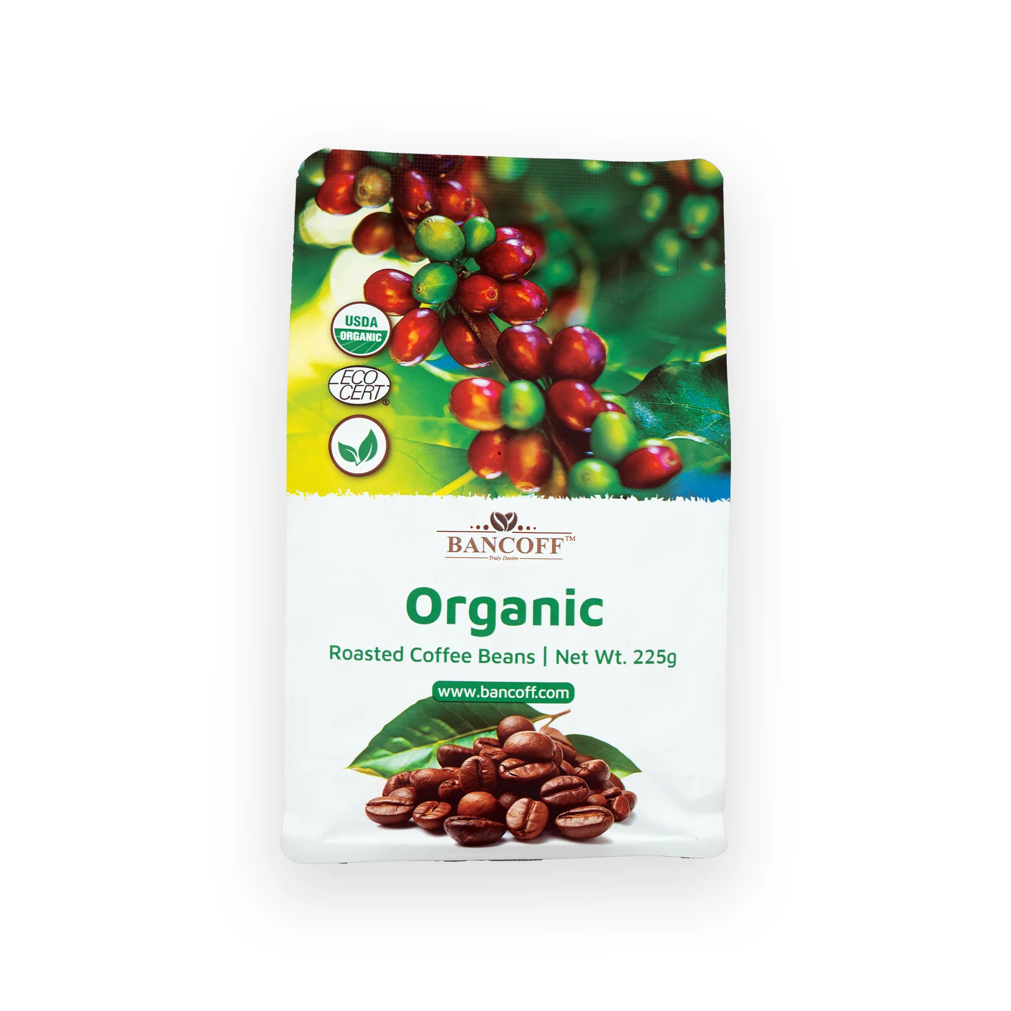 Organic Roasted Coffee Beans (Bancoff) 225gm