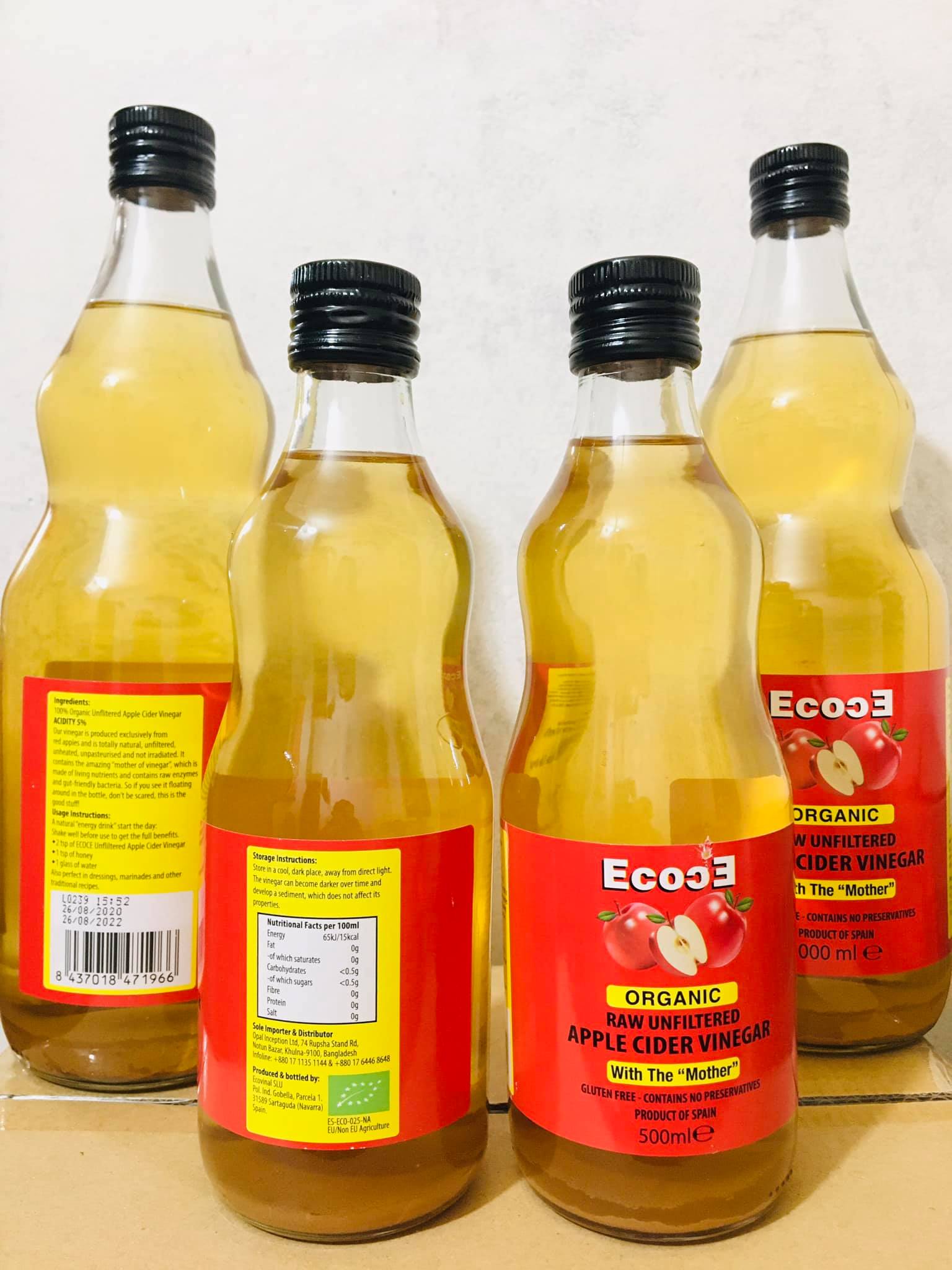 ECOCE Organic Apple Cider Vinegar with the mother (Spain)