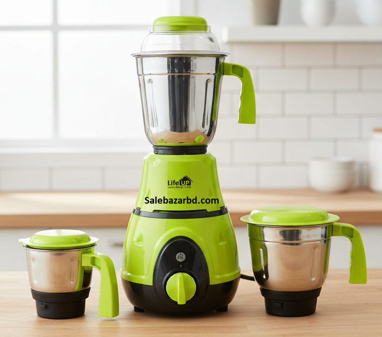 LifeUp Victor Mixer Grinder stainless steel, Green Yellow