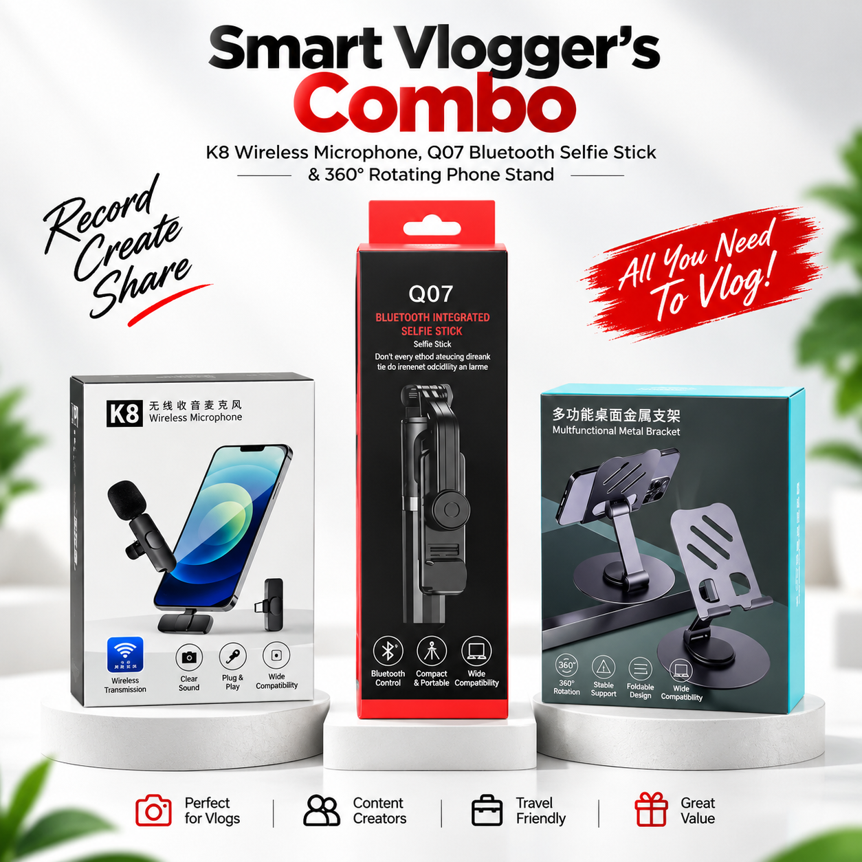 Smart Vloggers Combo