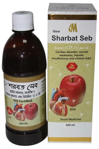 Sharbat seb 400 ml